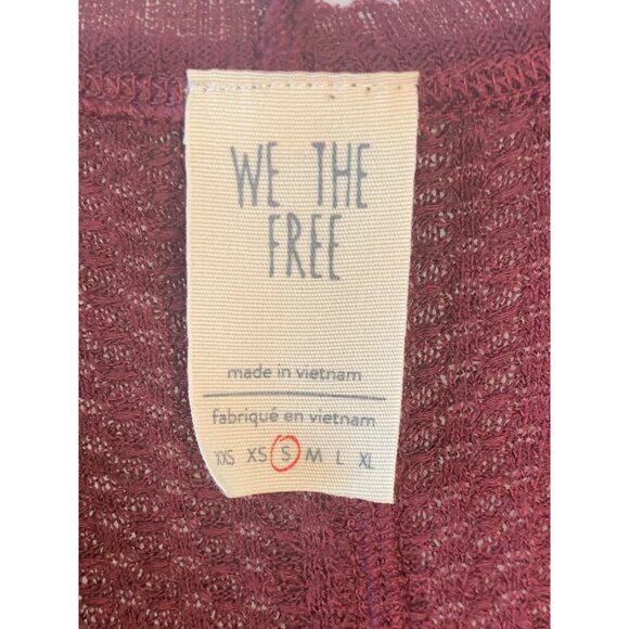 WE THE FREE Plum Purple Catalina Long Sleeve Thermal Tunic Top Size Small - Picture 4 of 8